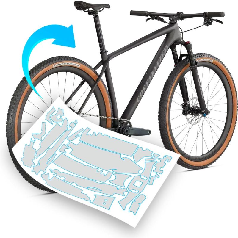 Pellicola protettiva telaio per bici Specialized Epic Hardtail Expert | S-Works | Pro | Comp 2020 - 2024 29 Carbon